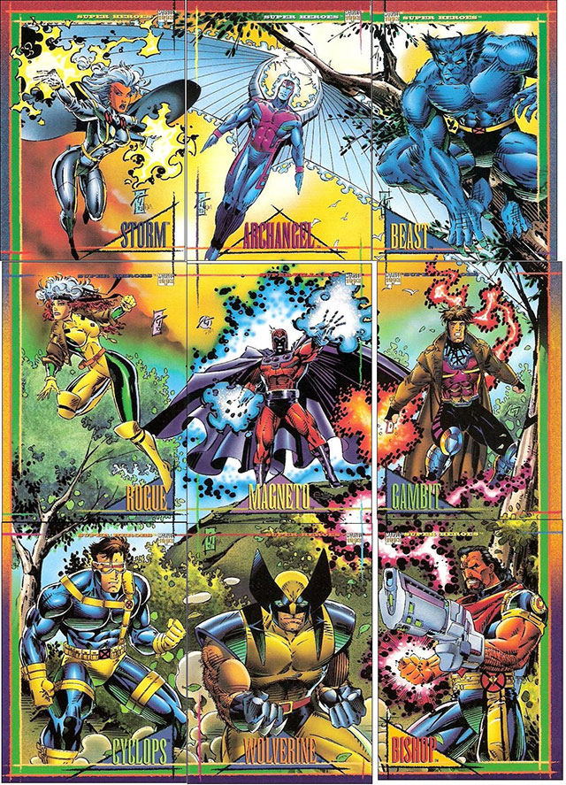 90s nostalgia marvel cards series 4