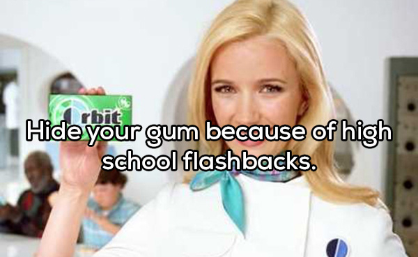 dirty mouth orbit gif - Hide your gum because of high school flashbacks.