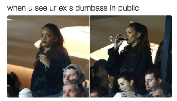 bitch twitter memes - when u see ur ex's dumbass in public