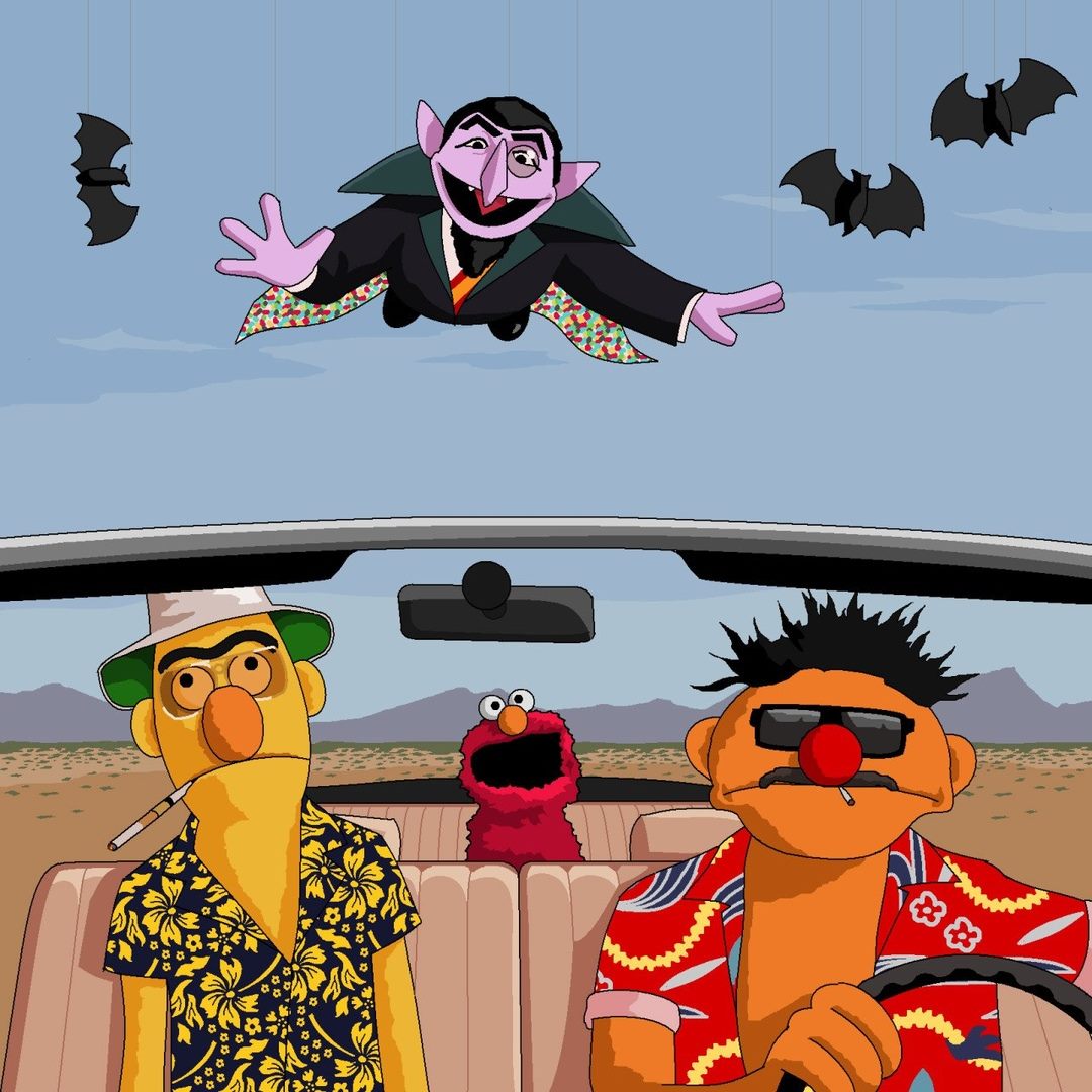 bert and ernie fear and loathing - 1.