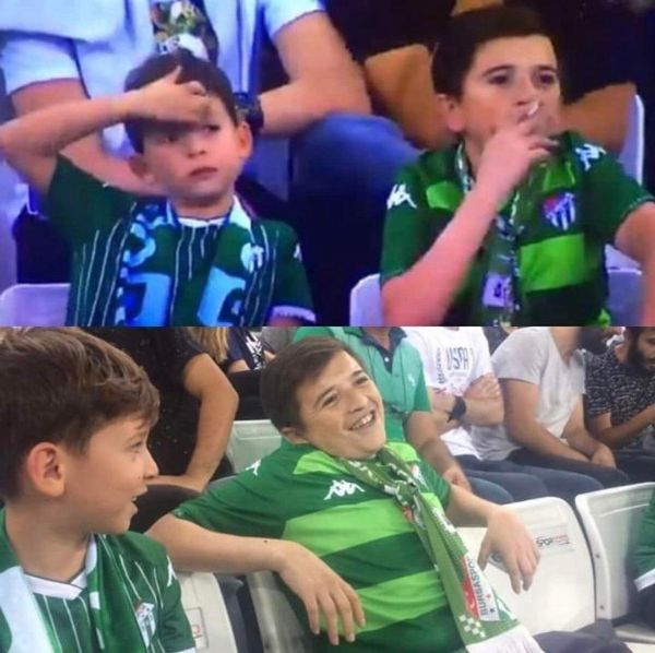 This “kid” was all over the news for smoking at a soccer game. He’s actually a 36 year old Turkish man.