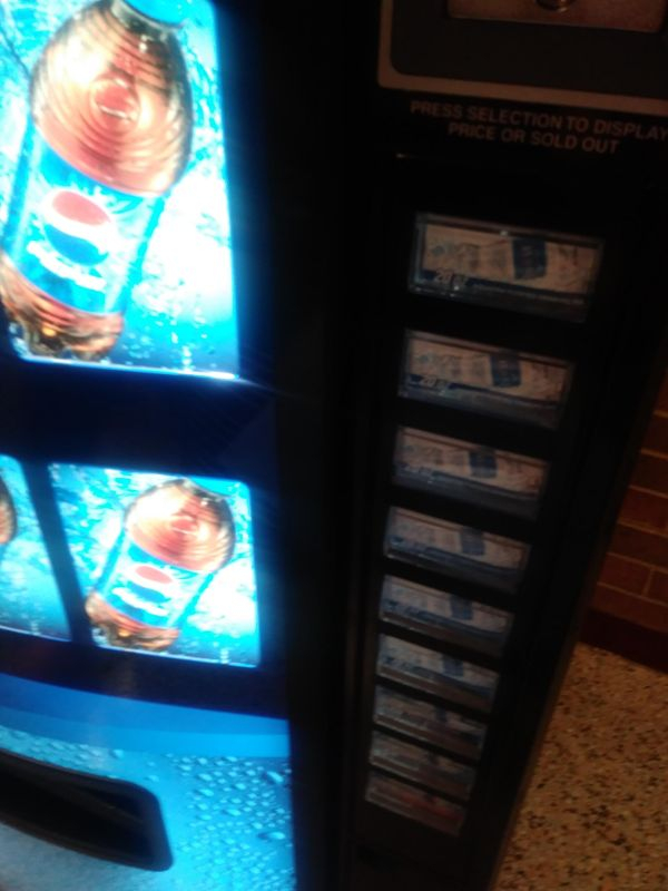 “My school decided to have a vending machine that shows Pepsi on the display but in reality, they had nothing but water.”