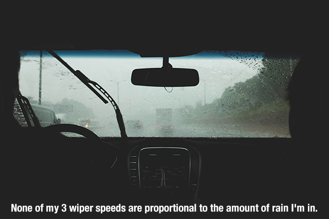 car front window png - None of my 3 wiper speeds are proportional to the amount of rain I'm in.