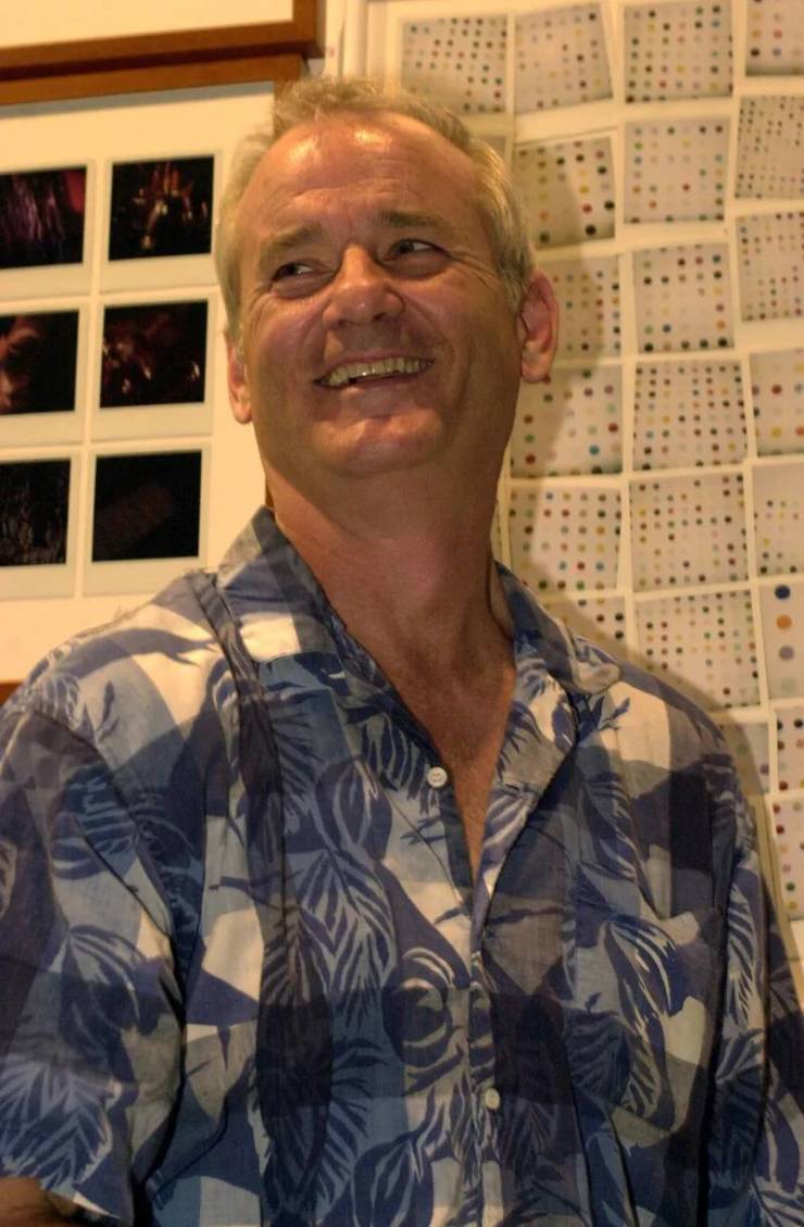 Bill Murray was arrested when he was 20 for trying to bring 10 pounds of marijuana on a plane.