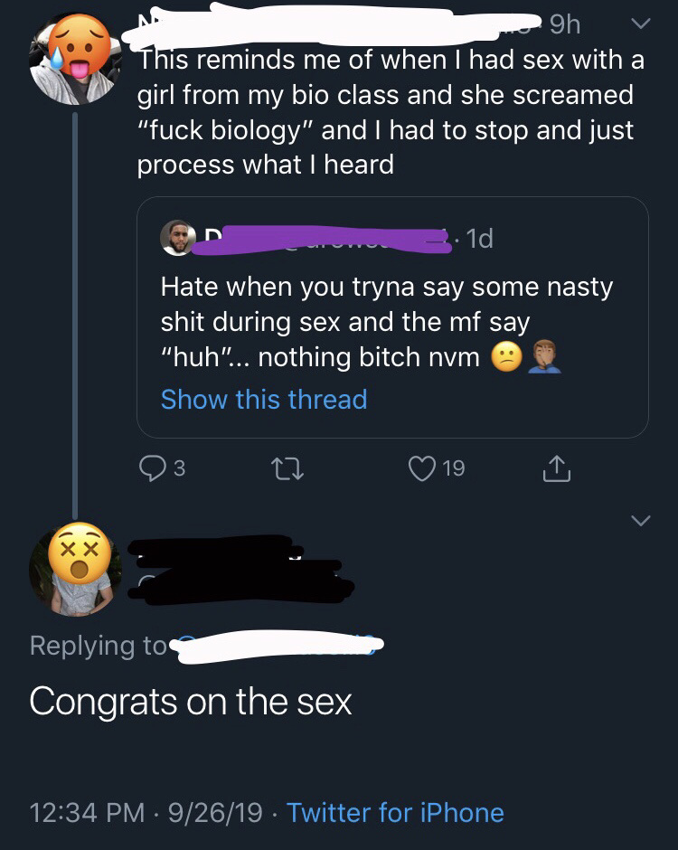 sex memes - This reminds me of when I had sex with a girl from my bio class and she screamed