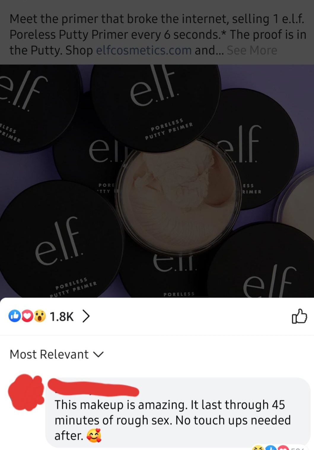 sex memes - Meet the primer that broke the internet, selling 1 e.l.f. Poreless Putty Primer every 6 seconds. The proof is in the Putty. Shop elfcosmetics.com and... See More Elfell Eless Primer Poreless Putty Primer Pore Tty Ess Rimer elf Poreless Rutty