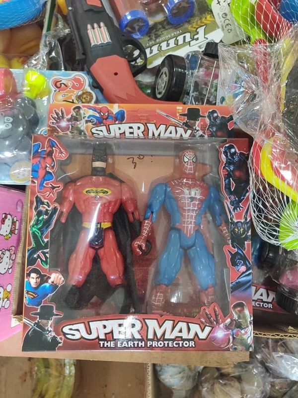 random action figure - Oces Super Man Kom Ector Superman The Earth Protector