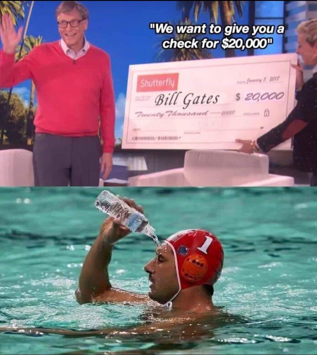 bill gates check meme - "We want to give you a check for $20,000" Shutterfly Bill Gates $ 20,000 Tente Thousand O