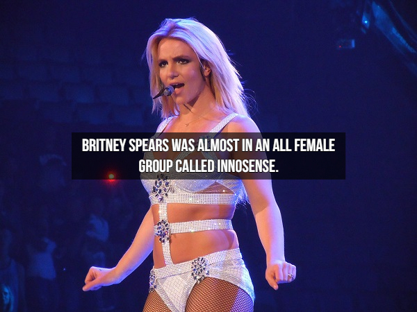 celebrities with tummies - Britney Spears Was Almost In An All Female Group Called Innosense.