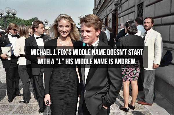 michael j fox tracy pollan - Michael J. Fox'S Middle Name Doesn'T Start With A "L" His Middle Name Is Andrew.