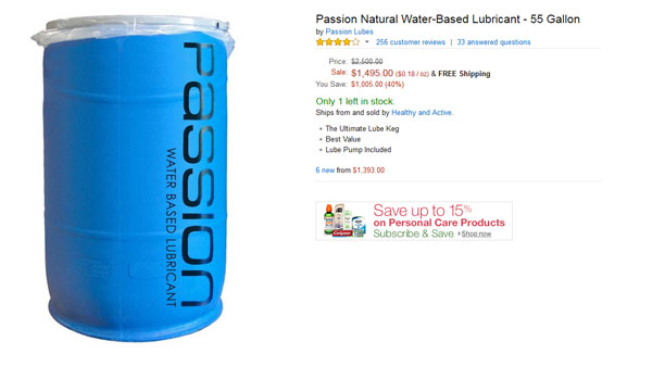 “Wash out a soap dispenser like, very, very well and refill it with water-based lube. Remove all the labels so you don’t mix it up. During sex, it’s easy to get more whenever you need it, and you should use it any time you feel a lot of friction. Also, switch to polyurethane condoms. They work just as well, but hardly anyone is allergic to them.”