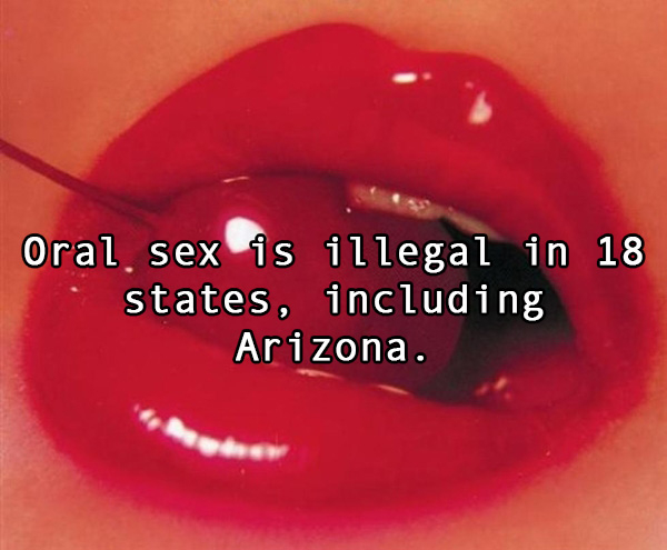 cherry play that funky music - Oral sex is illegal in 18 states, including Arizona.