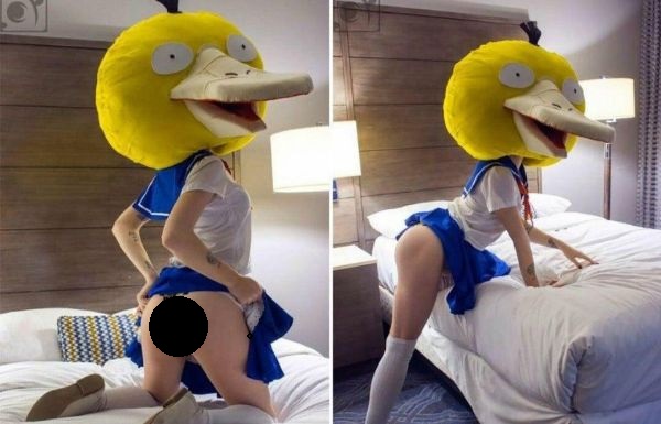 sexy psyduck cosplay