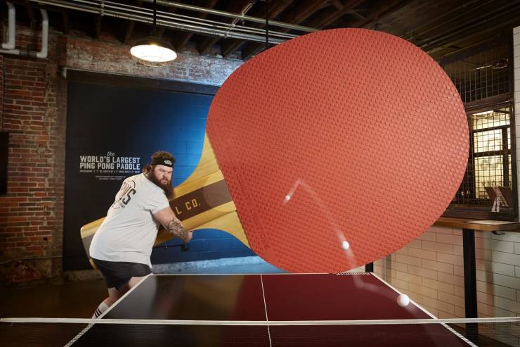 World'S Largest Ping Pong Padole Co.