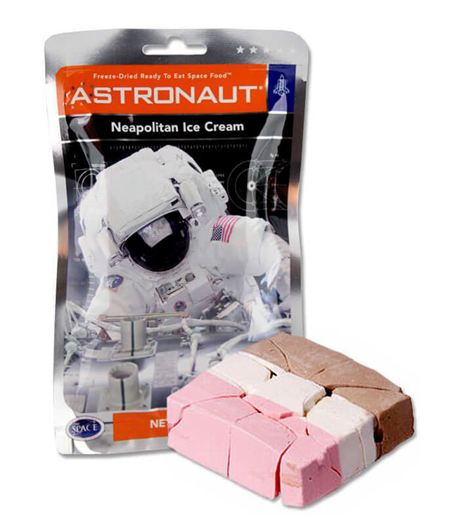 astronaut ice cream - FreezeDried Ready To Eat Space Food Astronaut Neapolitan Ice Cream Ne Space