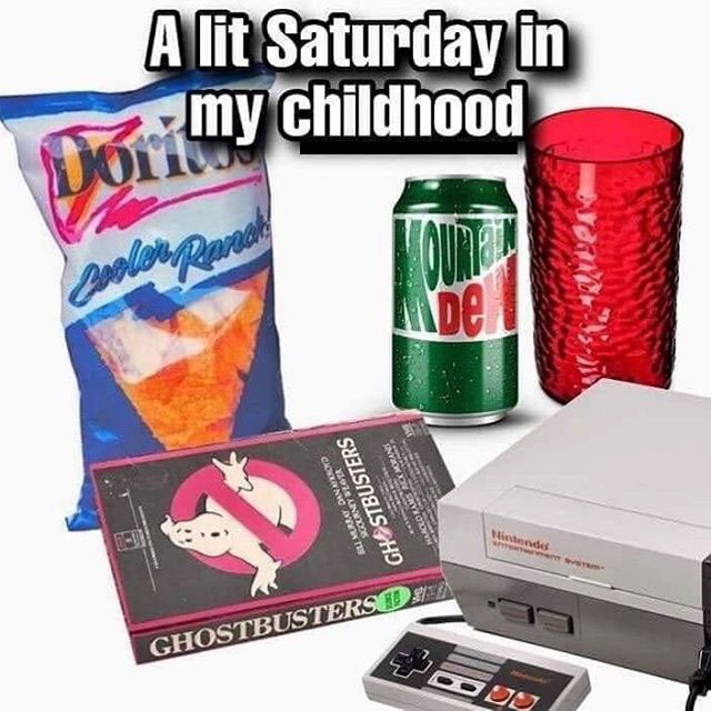 doritos - A lit Saturday in ory Childhood Ghostbusters web Ghostbustersd Po99