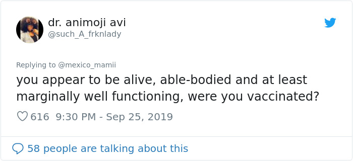 wildchild kiwifarms - dr. animoji avi you appear to be alive, ablebodied and at least marginally well functioning, were you vaccinated? 616