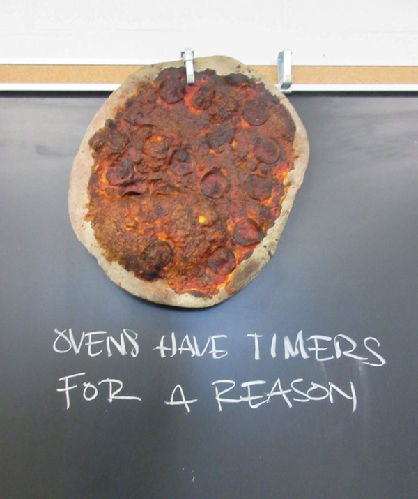 troll teacher jokes about bad cooking - Ovens Have Timers For A Reason