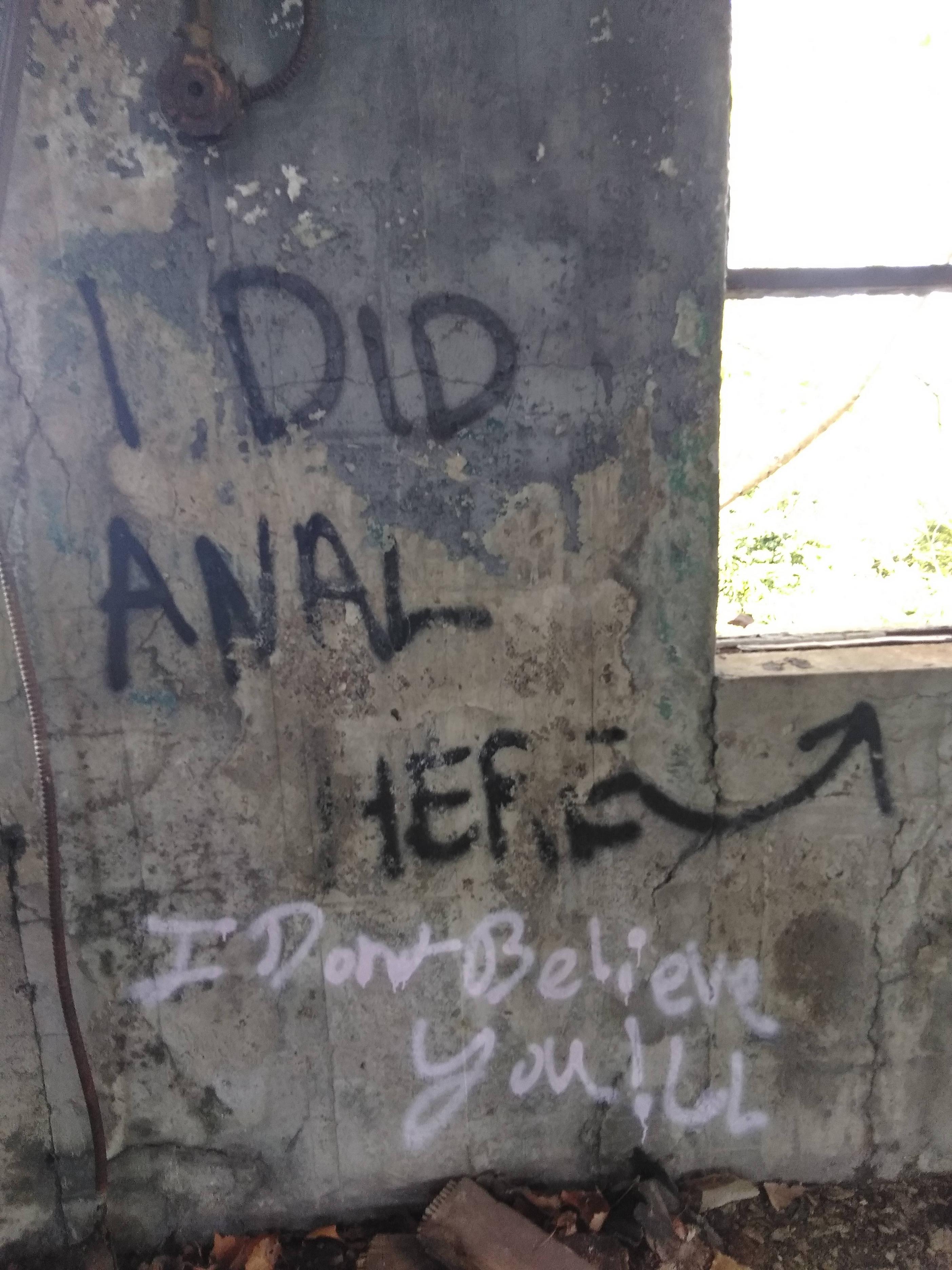 wall - I Did Anal R Here I DonBelieve Youtul