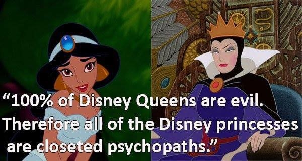 real evil queen - 100% of Disney Queens are evil. Therefore all of the Disney princesses are closeted psychopaths."