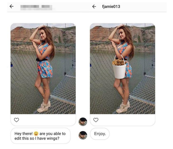 james fridman - f fjamie013 Hey there! are you able to edit this so I have wings? Enjoy.