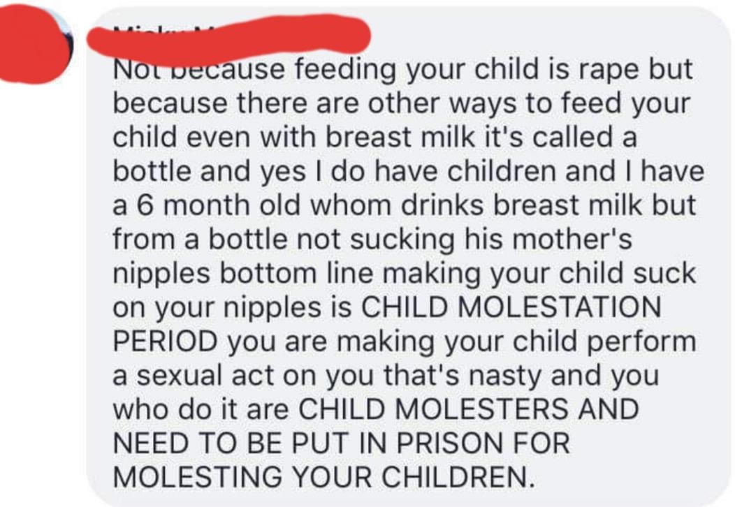 funny iphone conversations - Not because feeding your child is rape but because there are other ways to feed your child even with breast milk it's called a bottle and yes I do have children and I have a 6 month old whom drinks breast milk but from a bottl