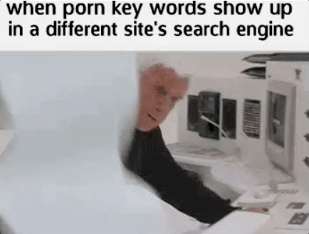 photo caption - when porn key words show up in a different site's search engine