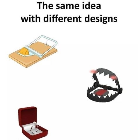 Men Going Their Own Way - The same idea with different designs