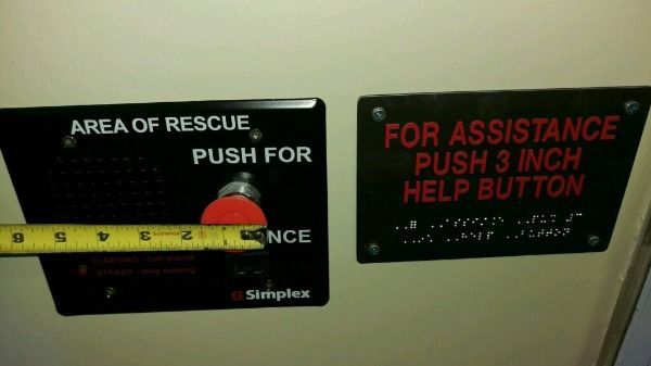 Area Of Rescue Push For For Assistance Push 3 Inch Help Button 9 S 3 Zuence Simplex