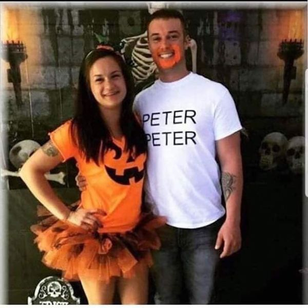 funny couple halloween costumes - Peter Peter