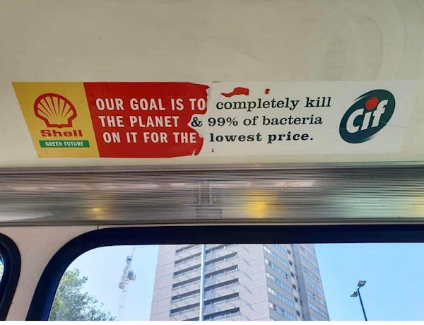 shell cif ad - Cc Our Goal Is To completely kill The Planet & 99% of bacteria On It For The lowest price. Cit Shell Green Future