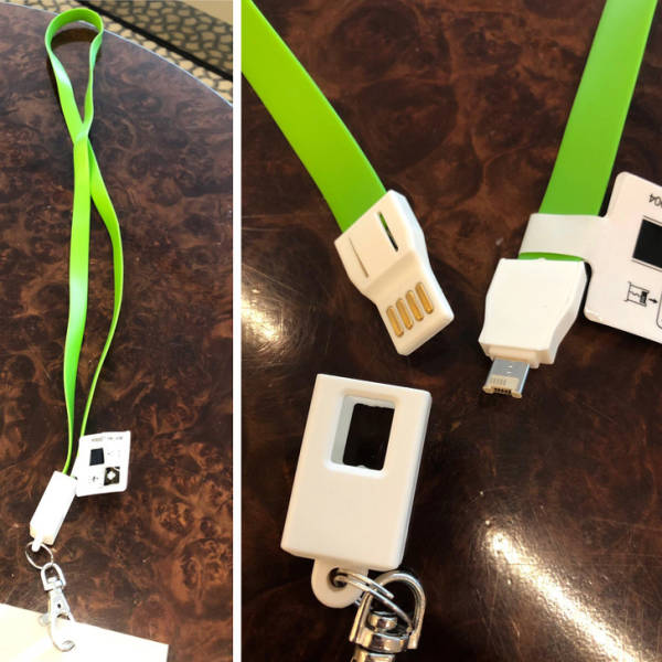 apple conference lanyards - D