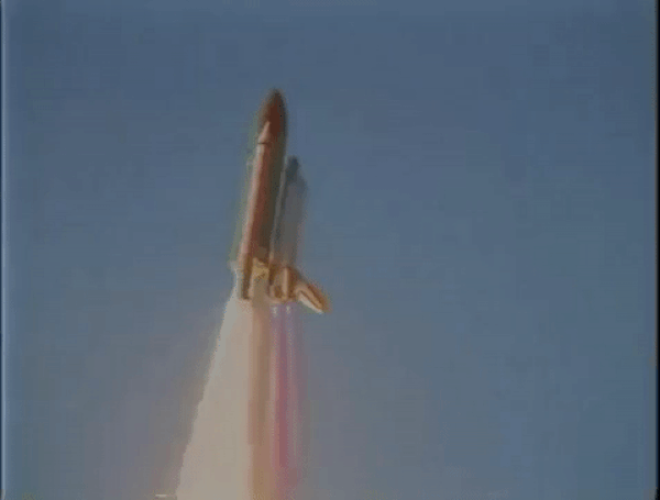 challenger space shuttle gif