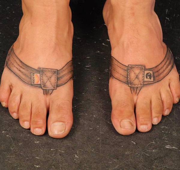 tattoo of flip flops - Ainh