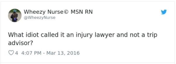department for culture, media and sport - Wheezy Nurse Msn Rn Nurse What idiot called it an injury lawyer and not a trip advisor? 4
