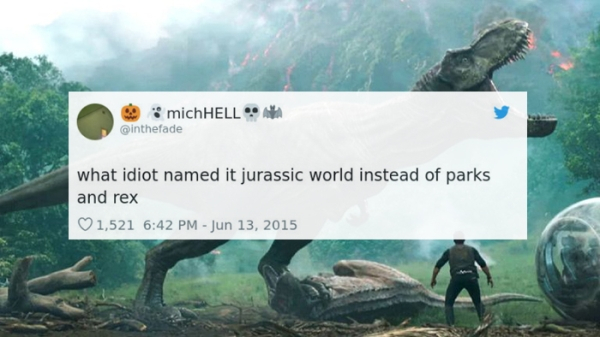 t rex fallen kingdom - michHELL what idiot named it jurassic World instead of parks and rex 1,521