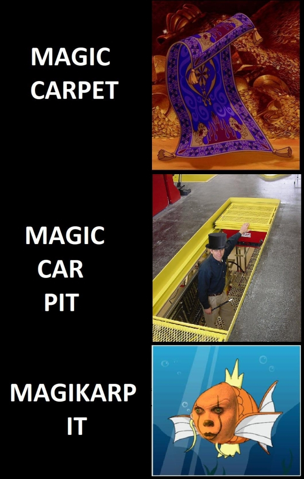 pokemon magikarp - Magic Carpet Magic Car Pit Magikarp It