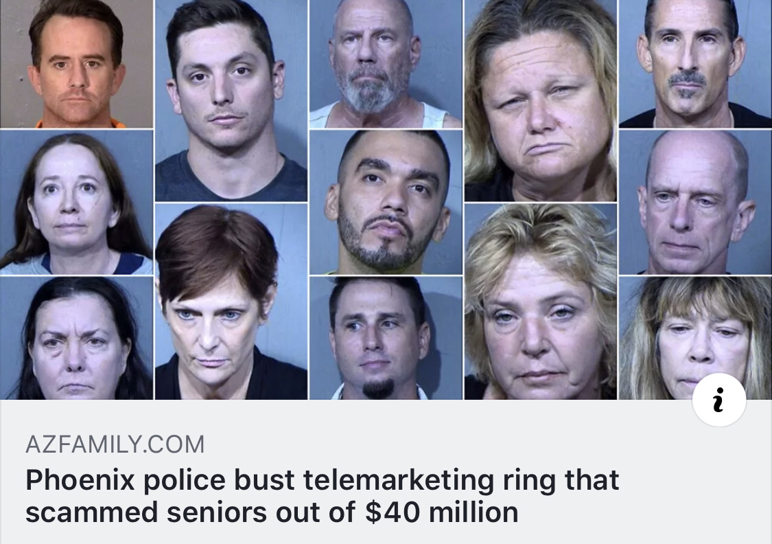 facial expression - Azfamily.Com Phoenix police bust telemarketing ring that scammed seniors out of $40 million