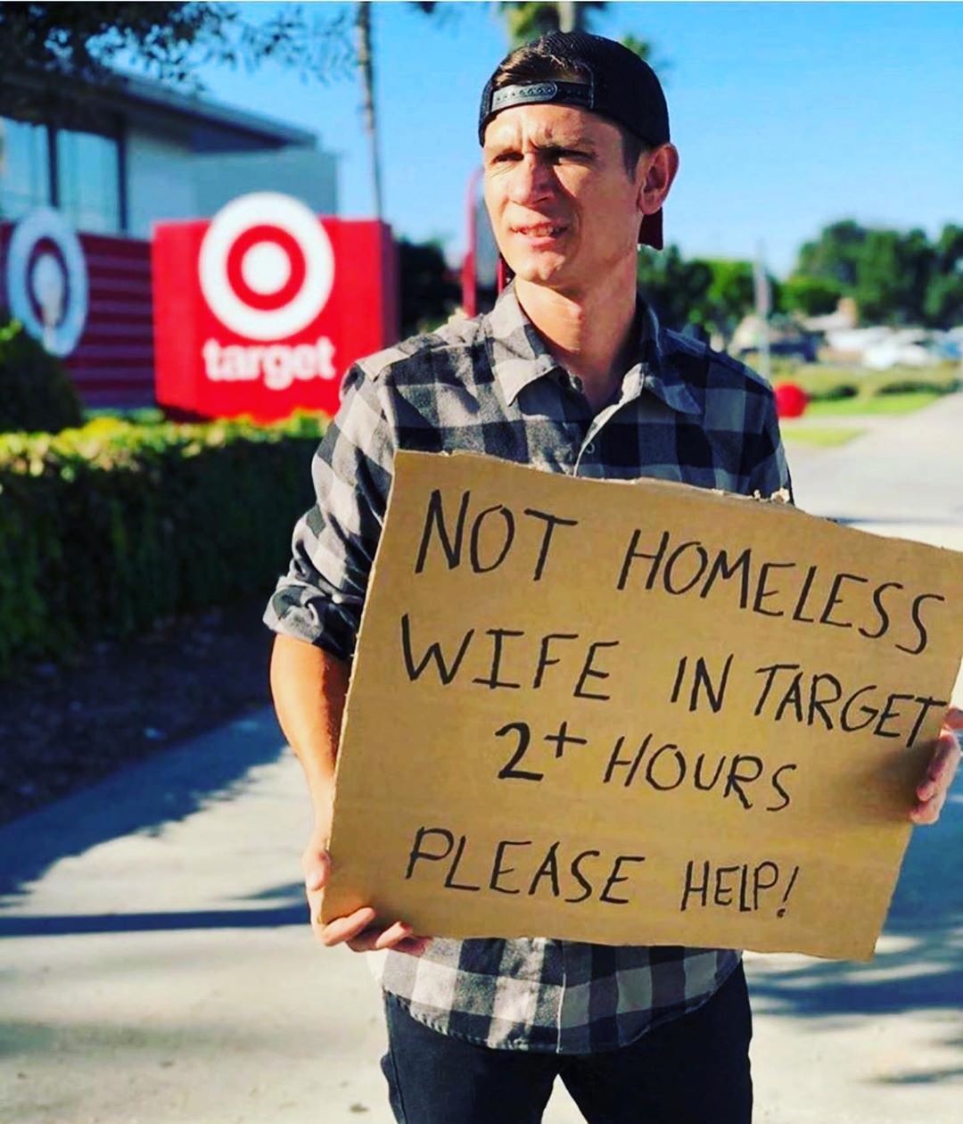 target husband - Not Homeless Wife In Target 2 Hours Please Help!