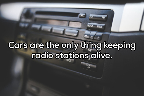 Car - Scan Mode Cars are the only thing keeping radio stations alive.