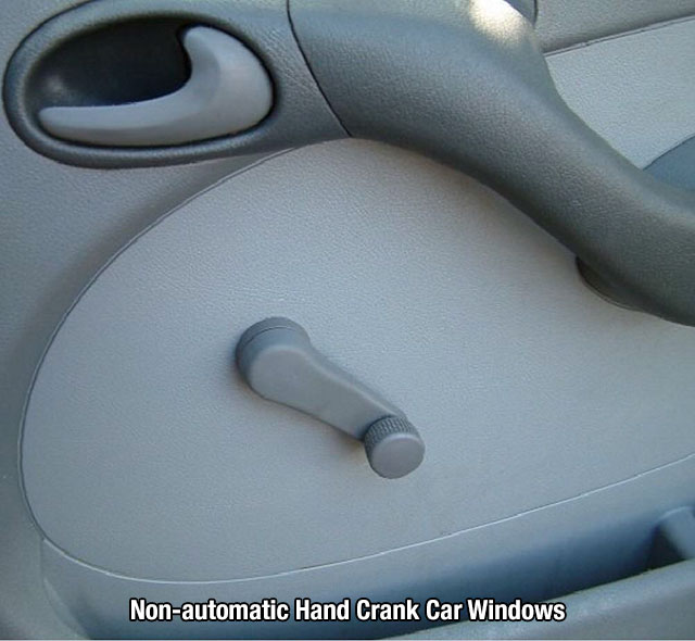 hand crank car windows - Nonautomatic Hand Crank Car Windows