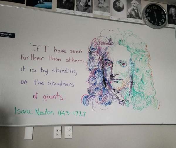 design - Homework 'If I have seen further than others it is by standing on the shoulders of giants Isaac Newton 16431727
