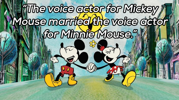 mickey mouse cartoon 2018 - W The voice actor for Mickey Mouse married the voice actor for Minnie Mouse.com