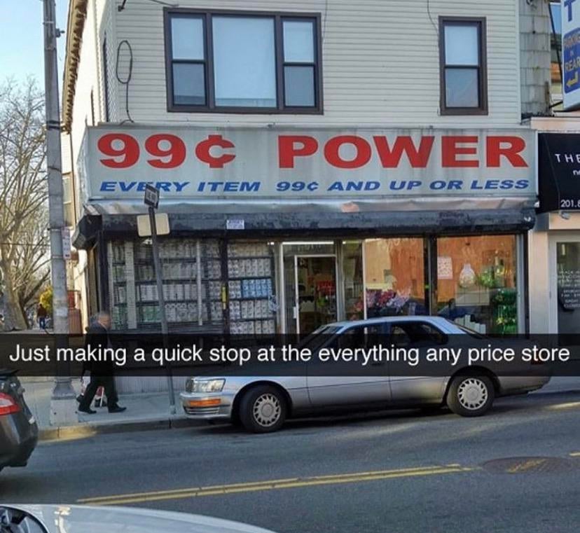 Power The Ry Item 996 And Up Or Less 201.E Just making a quick stop at the everything any price store