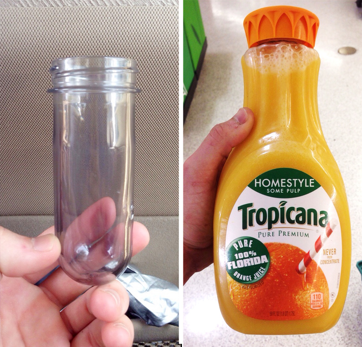 before and after tropicana orange juice - Homestyle Some Pulp Tropicana Pure Premium Bure 100% Florida Never Concentrate