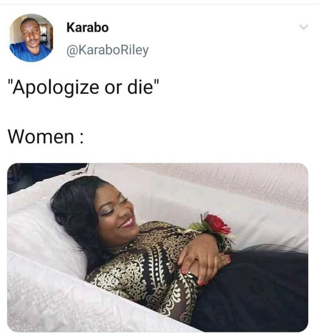 coffin prom - Karabo Riley "Apologize or die" Women 2222