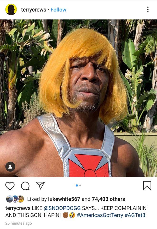 terry crews masters of the universe - terrycrews Q V .. d by lukewhite567 and 74,403 others terrycrews Says... Keep Complainin' And This Gon' Hap'N! 25 minutes ago