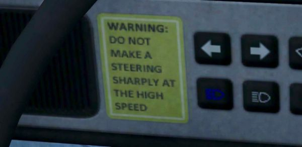 bad english electronics - Warning Do Not Make A Steering Sharply At The High Speed Ed