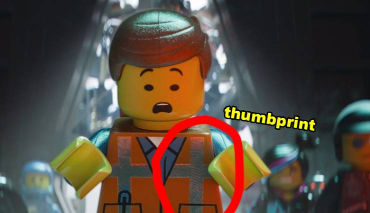 lego movie thumbprint - thumbprint