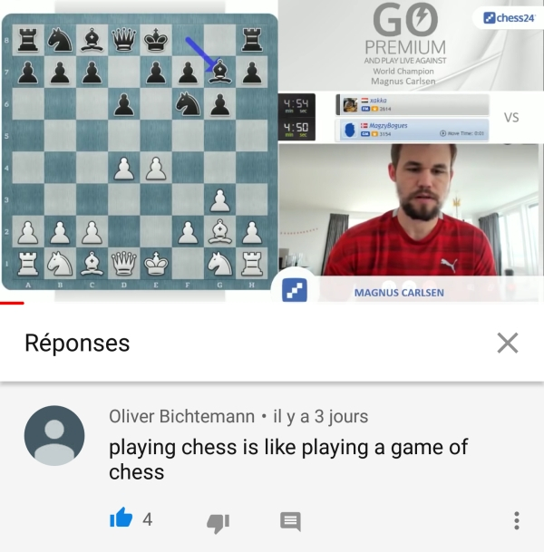 russian defence chess - Go chess24 Te Premium And Play Live Against World Champion Magnus Carlsen Magryblogues Movie Magnus Carlsen Rponses Oliver Bichtemann . il y a 3 jours playing chess is playing a game of chess it 4 qie